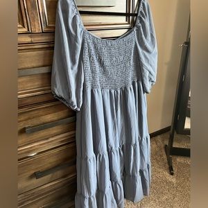 Dusty Blue Princess Inspired Plus size dress